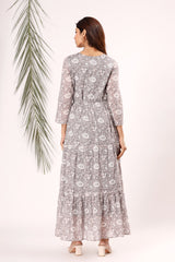 Long Dress grey Follower