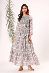 Long Dress grey Follower