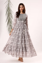 Long Dress grey Follower