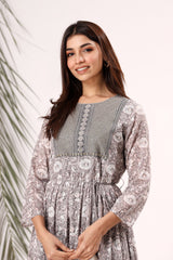 Long Dress grey Follower