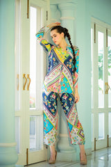 The Muslin Digital Print cordset