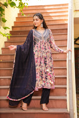 Colorburst Chinon Kurta Set 🤴