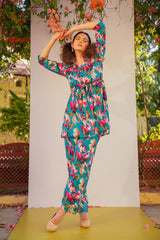 THE FLOWERPRINT CORDSET