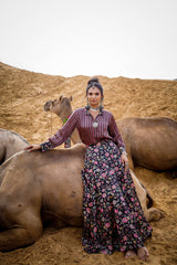 Sophisticated Top and Skirt Coord Set