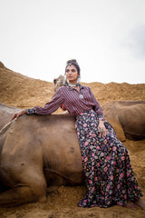 Sophisticated Top and Skirt Coord Set