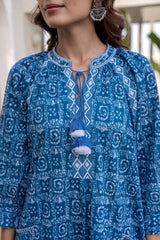 Blue Serenity: Two-Piece Co-Set