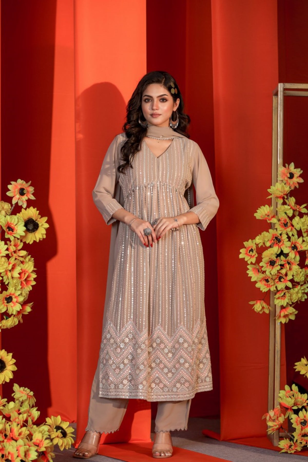 The Classy Georgette Suit